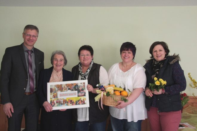 Anerkennung für das Engagement von Johanna Rahmsdorf