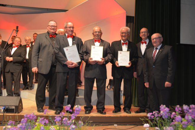 Silber und Gold für die Jubilare