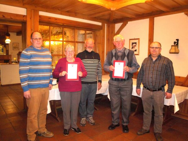 Wegwart Ewald Laifer wurde zum Ehrenmitglied ernannt