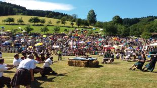 Schottische Highlands für kurze Zeit im Kinzigtal  Drei Tage werden die Highland-Games im Prinzbacher Hochland gefeiert
