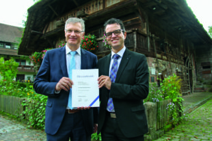 2017-9-20-OH-Volksbank Ehrung Gemeinde Oberharmersbach