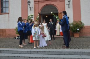 Christina Baumann und Martin Scherer gaben sich das Jawort