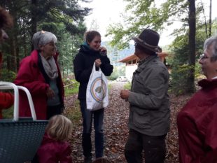 Erfolgreich auf Pilzetour in Zuwald