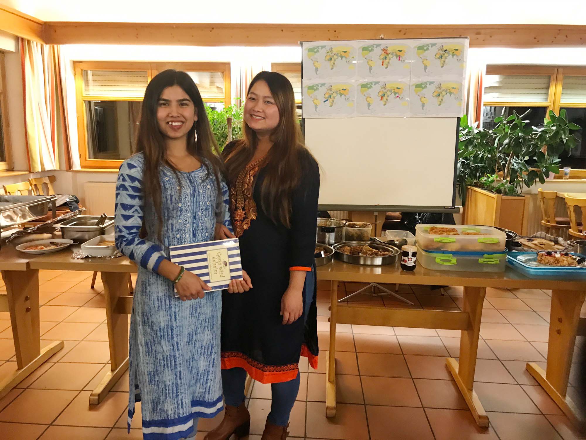 2017-11-22-BI-Karin Metz-ASB-Susmita und Sangita absolvieren ihr Frweiwilliges Soziales Jahr im Haus Kapellenblick