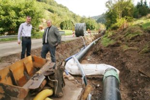 Glasfaserkabel bis in die Kolonie