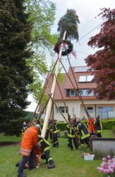 Dorfhock zum Maibaumstellen