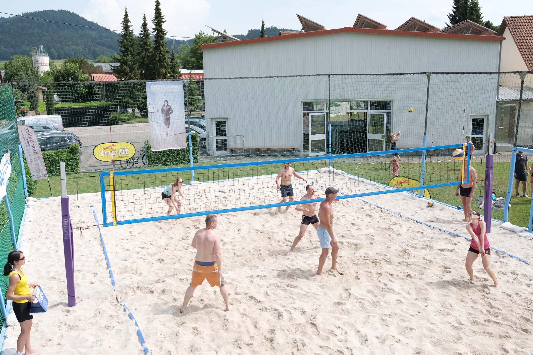 Drei gegen Drei wird beim BeachFunCup gespielt. Veranstalter des