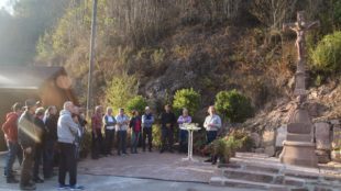 Stein-Kruzifix Weiherbühl in neuem Glanz