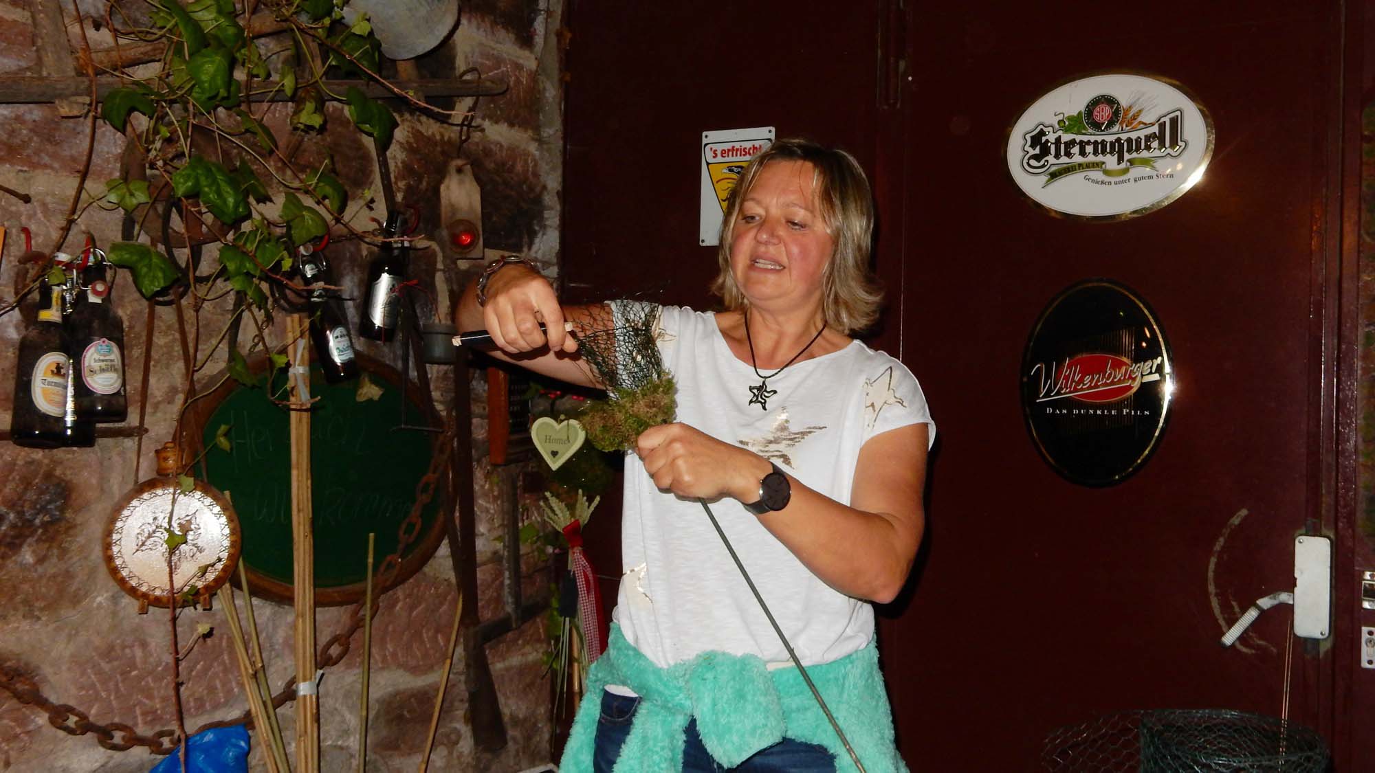 2018-10-24-UE-Landfrauen-Blumenstecker Angela Walter-2