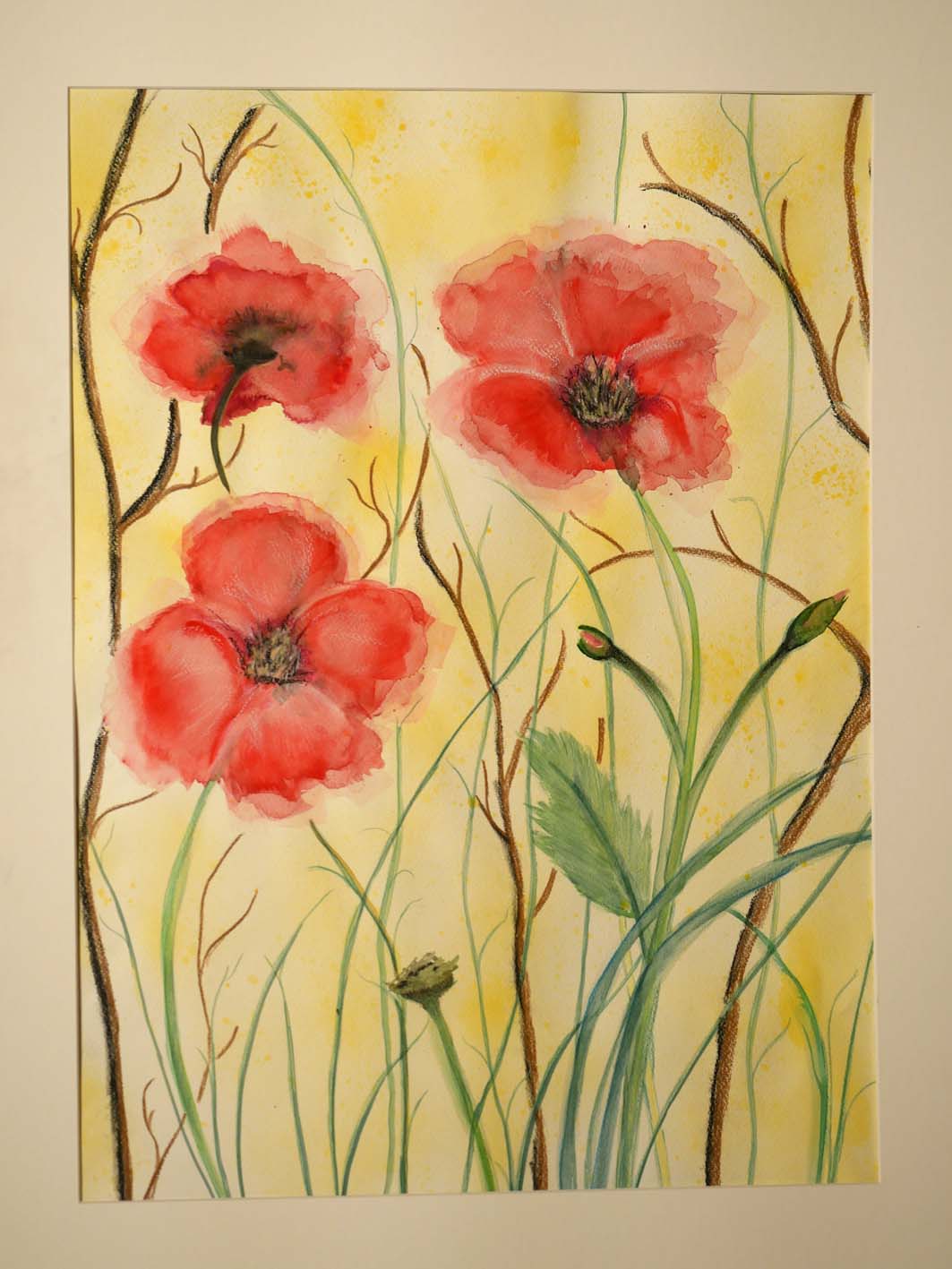 2018-11-9-NO-Aquarell von Simone Bischoff-Pilze eigene Bilder Proj Asta 414