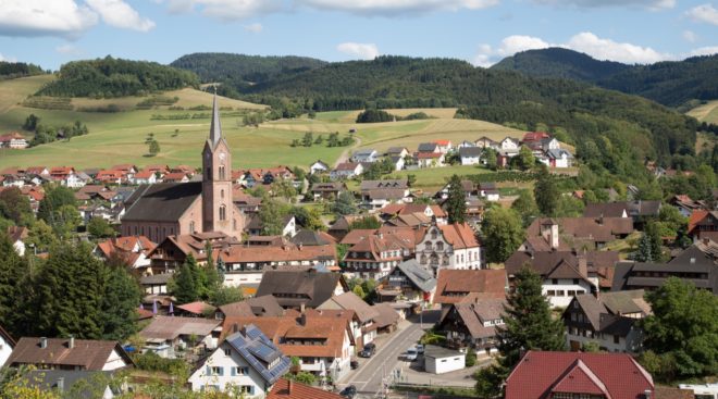 Gemeinde Oberharmersbach: Einwohnerversammlung in der Reichstalhalle