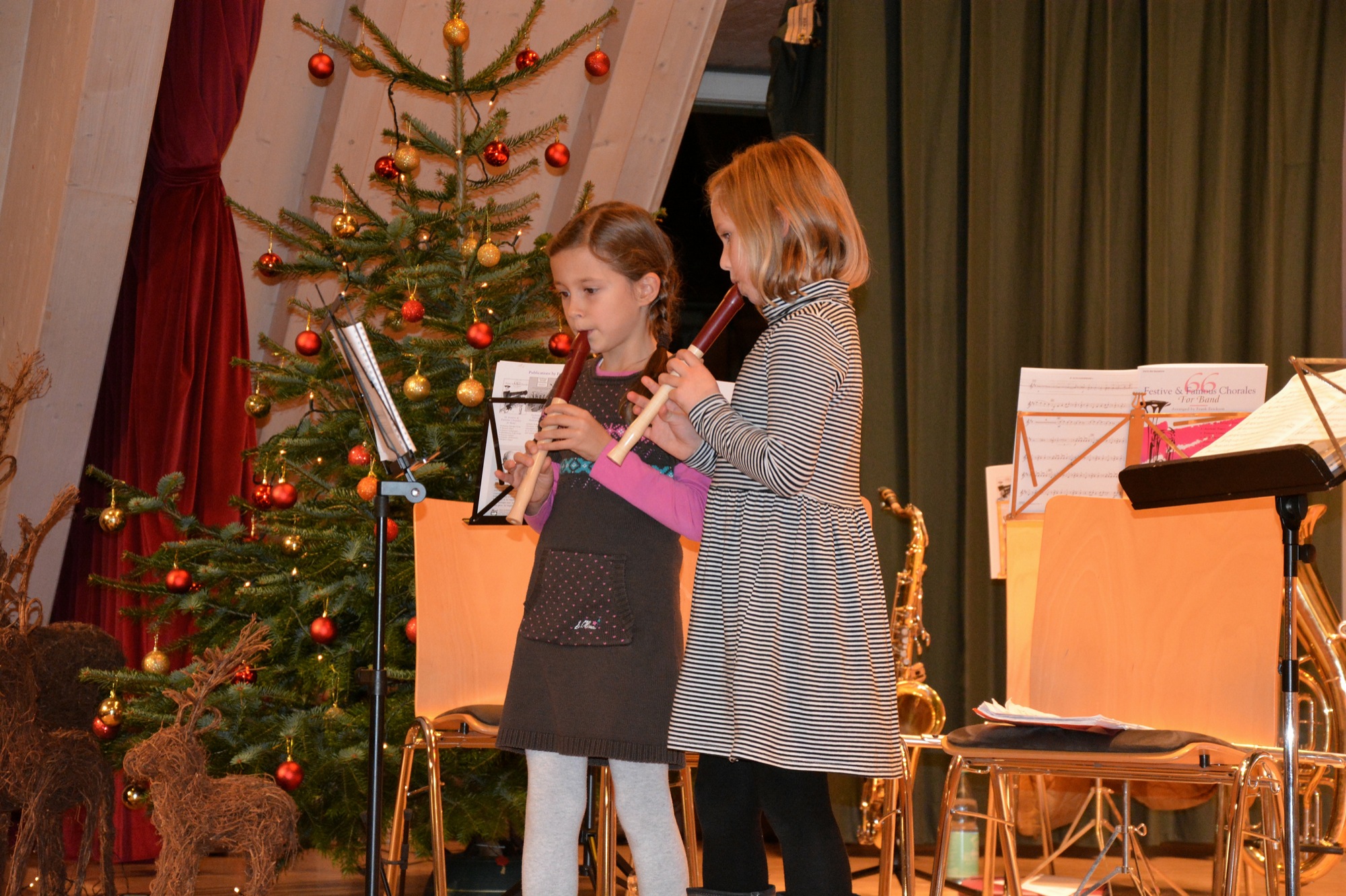 2018-12-27-Zell-Unterentersbach-Musikalischer Adventssonntag der Bläserjugend Unterentersbach-Bild 1