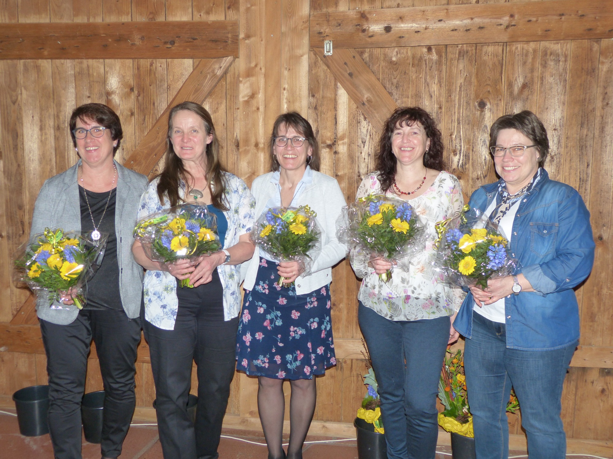 2019-1-21-BI-PB-bia-Jubiläum-25 Jahre Landfrauen Prinzbach-Ehrungen-SP Vorstandsteam