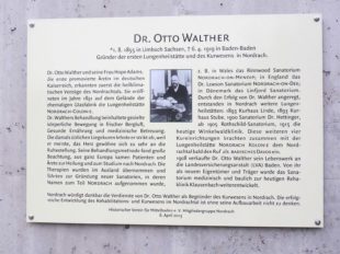 Vortrag über den Gründer der ersten Lungenheilstätte in Nordrach