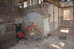 Teile der Zeller Stadtmauer freigelegt