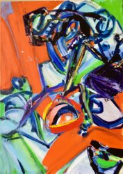 Galerie ARTHUS: Abstraktionen in Öl, Stein und Glas