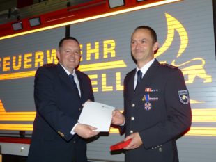 Deutsches Feuerwehr-Ehrenkreuz  in Silber für Florian Lehmann