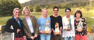 Herzlicher Empfang im Gröbernhof für die Gäste aus Baden-Baden