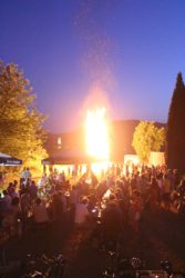 Schwarzwaldverein Biberach: Sonnwendfeier mit Feuer
