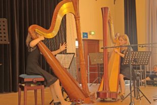 2019-7-12-OG-Landratsamt-Jugend musiziert-Harfenistinnen