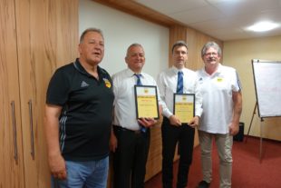 Verband ehrt Dieter Heitzmann und Michael Hug für ihre Verdienst