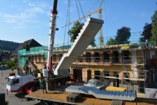 Alt trifft Neu: Untertorgebäude hat ein neues Treppenhaus erhalten