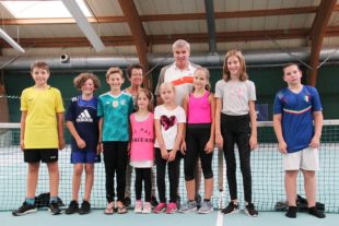 Tennis-Spaß trotz Dauerregen