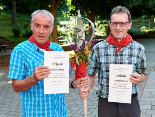 Michael Schmider und Ferdinand Motruk feierten Pilgerjubiläum