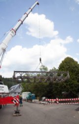 Behelfsbrücke ist wieder abgebaut