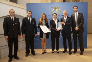 Auszeichnung Ehrenamtsfreundlicher Arbeitgeber im Bevölkerungsschutz