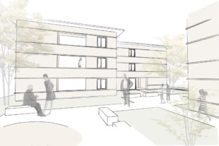 Neubau sozialer Geschosswohnungsbau