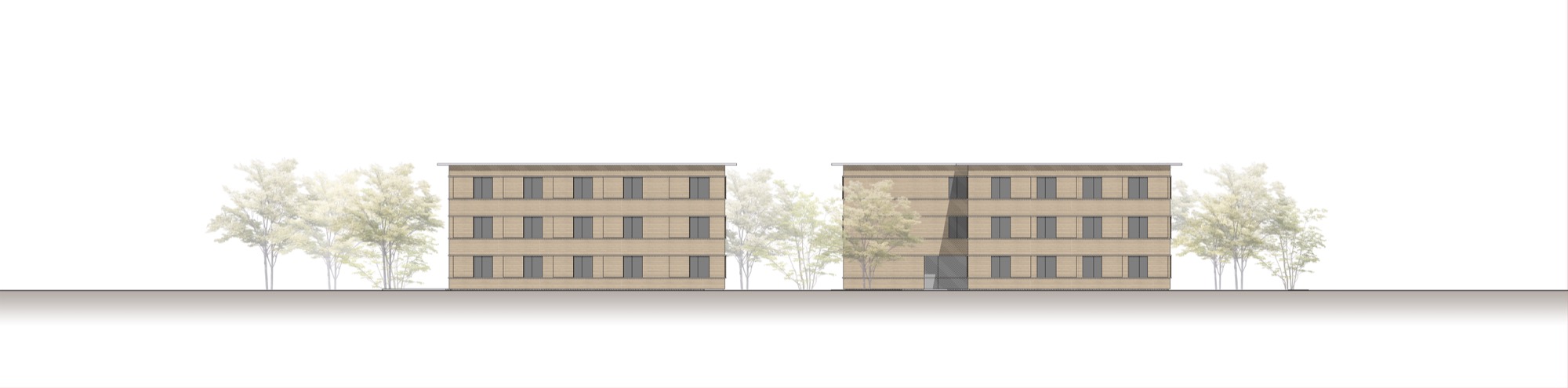 Neubau sozialer Geschosswohnungsbau