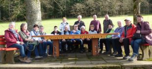 Bei Frühlingstemperaturen ins neue Wanderjahr gestartet