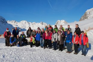 2020-2-28-NO-DAV-Alpenverein-60. Weiße-Woche Silvretta-Teilnehmer der 60. Weißen Woche in der Sivretta Bielerhöh 2037m