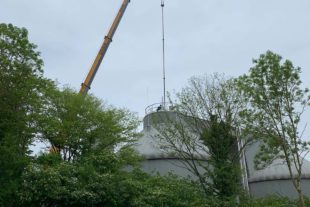 2020-5-11-BI-Aldrin Mattes-Kläranlage-Lanze aus Faulbehälter 20 m lang