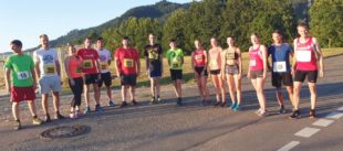 14 Athleten beim Virtual BW-Running