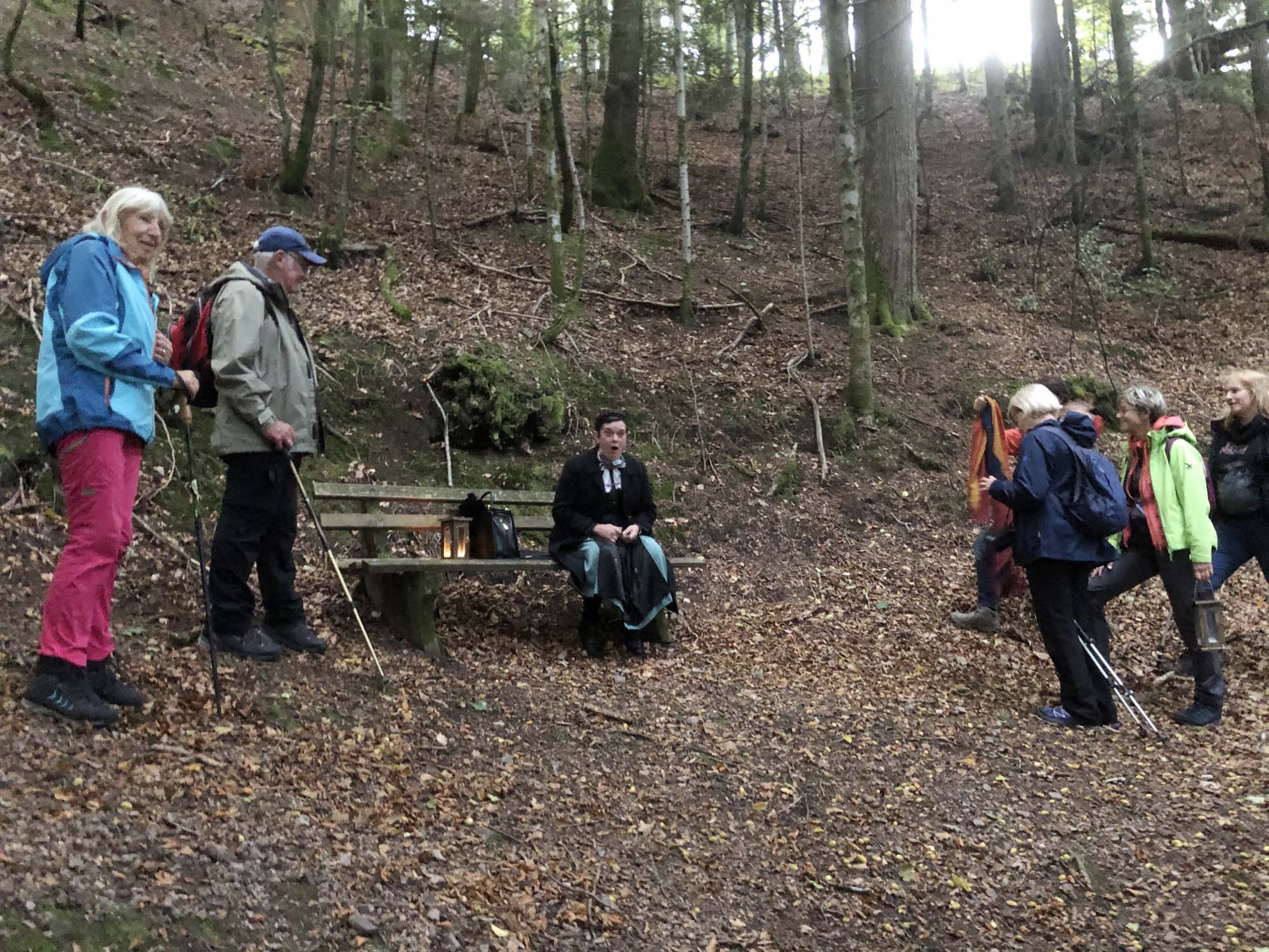 2020-10-16-NO-Gemeinde-Moospfaff-Monat-Erstaunt über so viele Wanderer abends im Wald