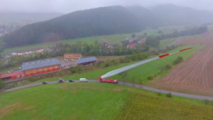 Wind bremst Windflügel aus