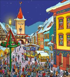 Advents-­ und Weihnachtsweg zum Gengenbacher Adventskalender