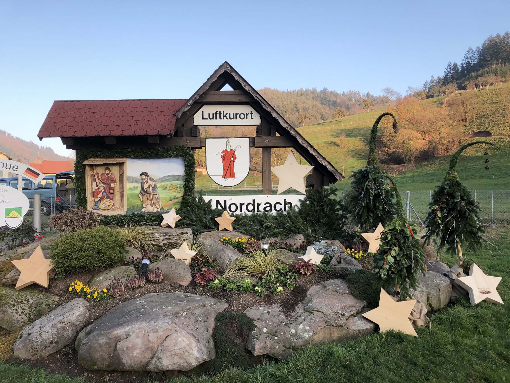 2020-11-27-NO-Gemeinde-Weihnachten in Nordrach-Ortseingang Weihnachten 2020