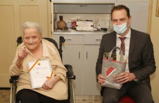 Auch Bundespräsident Steinmeier gratulierte zum 100. Geburtstag