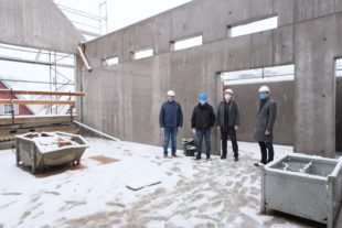 Rathaus-Rohbau fristgerecht fertig