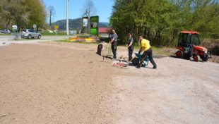 Fläche am Stadteingang wird neu eingeteilt und teilweise bepflanzt