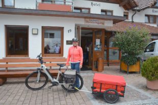 Sonja Wurth aus Oberharmersbach ist komplett aufs Fahrrad umgestiegen
