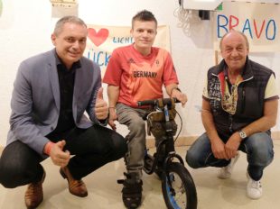 Paralympics-Feier für Moritz Möbius