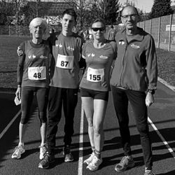 Elfriede Ganter auf Platz 1 bei den BW-Waldlaufmeisterschaften