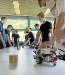 Lego-Roboter im Einsatz