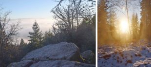 Nebel, Wintersonne und Schnee sorgen für »Lichtblicke« im Nordrachtal