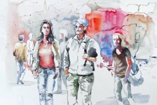 2022-5-4-GB-Ursula Maurer-ARTist am Philosophenweg-I Am Looking For Freedom