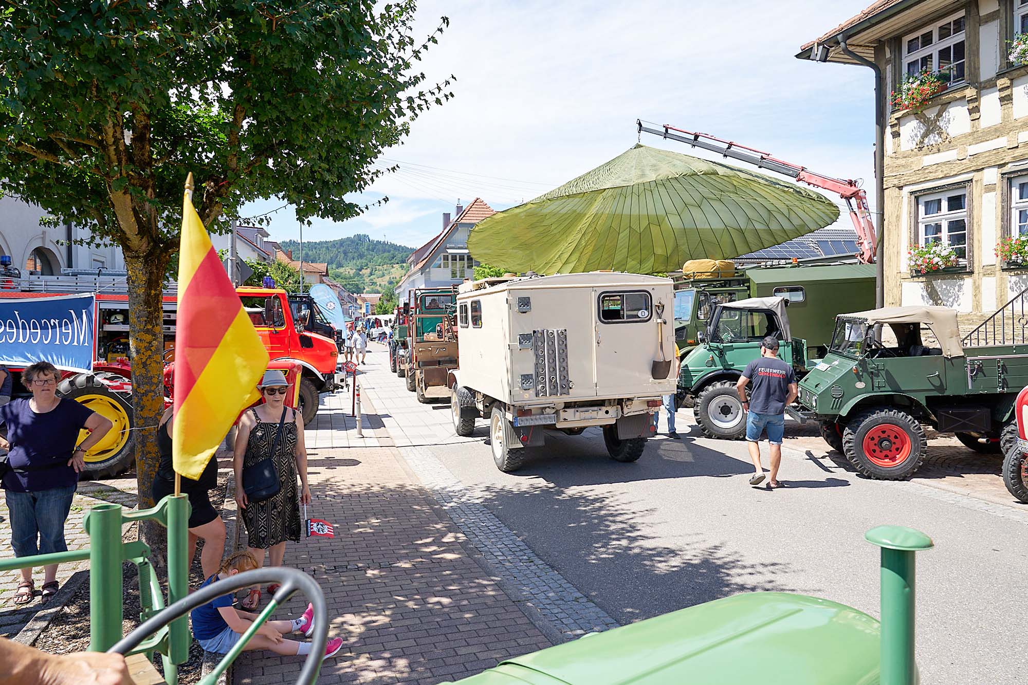 2022-7-13-BI-Gerhard Grossse- Unimog Treffen Beginn der Ausfahrt